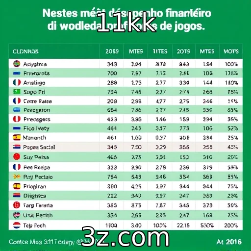 Análise do desempenho financeiro de provedores de jogos neste mês